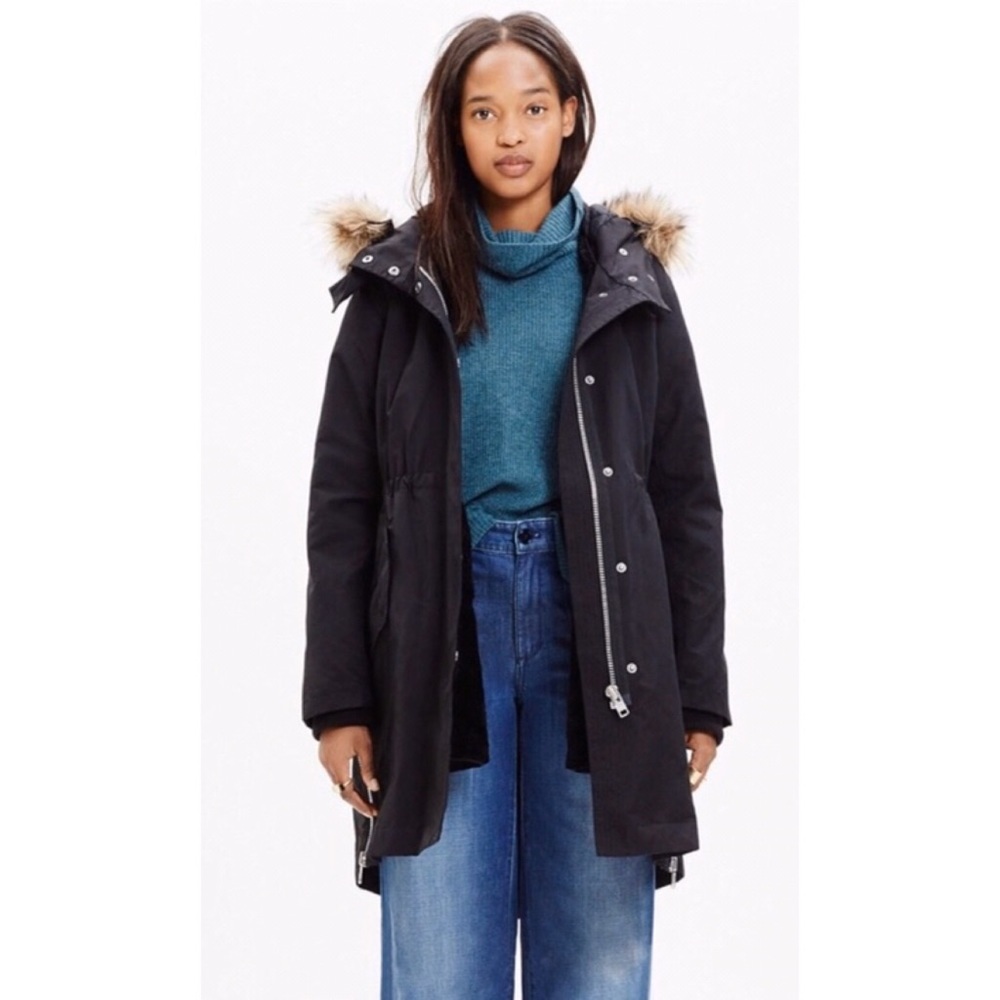 Madewell Field Parka in Black